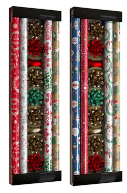 Pack papier cadeau Noël Hoomark - Rouge et or