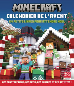 Minecraft : Calendrier de l'avent : 24 petits livres pour attendre Noël