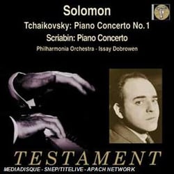 SOLOMON / TCHAIKOVSKI : CONCERTO POUR PI ANO N 1 OP.23 - SCRIABINE : CONCERTO POU