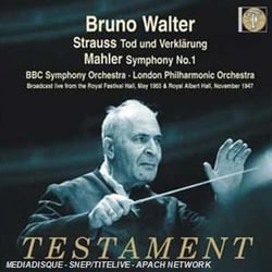 RICHARD STRAUSS : TOD UND VERKLARUNG OP. 24 - GUSTAV MAHLER : SYMPHONIE N°1