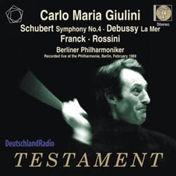 OEUVRES DE GIOACHINO ROSSINI, FRANZ SCHU BERT, CESAR FRANCK, CLAUDE DEBUSSY