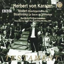 MOZART : DIVERTIMENTO N°15 K.287 - STRAV INSKI : LE SACRE DU PRINTEMPS