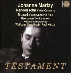 JOHANNA MARTZY JOUE MOZART, MENDELSSOHN ET BEETHOVEN