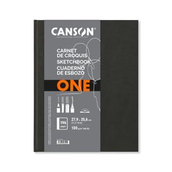 Art-book de 100 Feuilles One Sketch Book Canson Noir 29.7x35.6 100gr