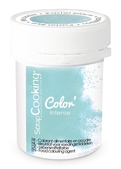 Colorant alimentaire artificiel en poudre ScrapCooking® - Bleu pastel - 5 g