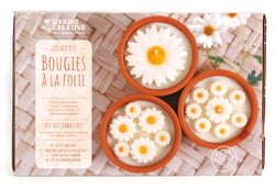 Kit bougies Graine Créative - A la folie Marguerite
