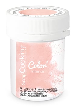 Colorant alimentaire artificiel en poudre ScrapCooking® - Rose pastel - 5 g