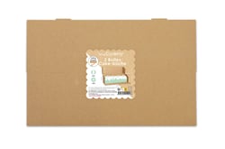 Lot de 2 boîtes cake-bûche ScrapCooking®- 35 x 11 x 11 cm