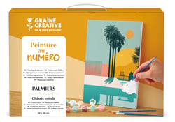 Peinture au numéro Graine Créative - Palmier - 20 x 30 cm