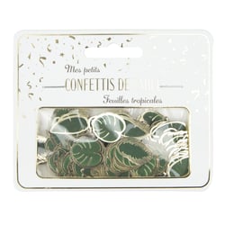 Confettis de table - Feuilles tropicales - Tim & Puce Factory