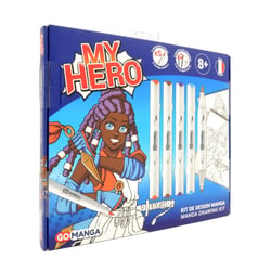 Kit de dessin Go Manga - My Hero Aya - avec 5 marqueurs alcool