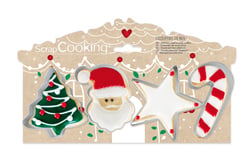 Lot de 4 emporte-pièces ScrapCooking®- Noël