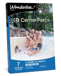 Coffret cadeau Tick'nBox - Center Parcs Court Séjour en Famille - 5 jours & 4 nuits - 4 personnes