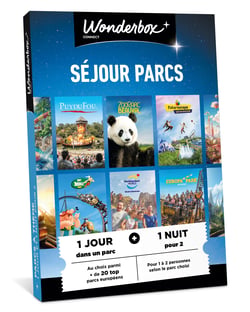 Coffret cadeau Tick'nBox - Parcs à thème & Séjour - 2 personnes