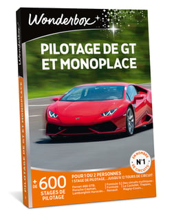 Coffret cadeau Wonderbox - Pilotage de GT et monoplace