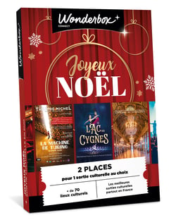 Coffret cadeau Tick'nBox - Joyeux Noël culturel - 2 personnes