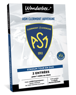 Coffret cadeau Wonderbox - ASM Clermont Stadium Tour - 2 personnes