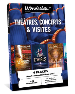 Coffret cadeau Tick'nBox - Théâtre, concerts & visites - 4 personnes