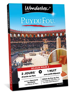 Coffret cadeau Wonderbox Connect - Puy du Fou - Séjour Classique