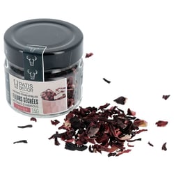 Pétales d'hibiscus rouges séchées - 15 g - Patisdécor - P1347