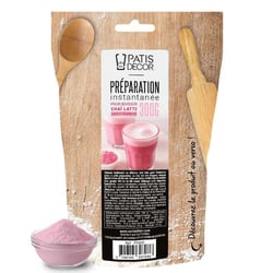 Préparation instantanée pour boisson chaï framboise - 300 g - Patisdécor - P1866