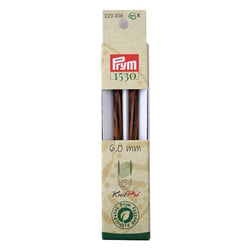 Lot de 2 pointes d'aiguille à tricoter KnitPro Prym - Natural - 6 mm