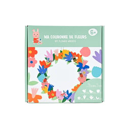 Pochette créative couronne de fleurs en papier