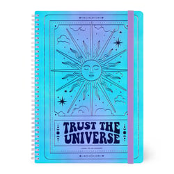 Cahier à spirales Legami - Bleu - A4 21 x 29 cm - Tarot - 160 pages lignées