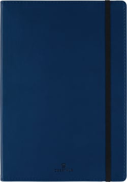 Carnet Oberthur - Marine - A5 14,8 x 21 cm - Balthazar - 200 pages lignées