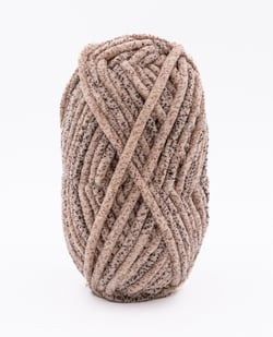 Pelote de fil à tricoter/crocheter Pingouin - Pingo Chenille Imprimée - Fauve