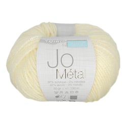 Pelote de fil à tricoter Trimits - Jo Métal - Ecru 03