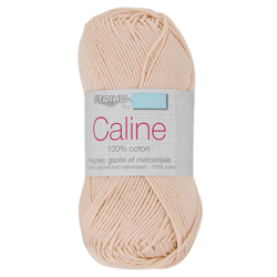 Pelote de fil à tricoter 100% coton - Trimits - Câline - Chair