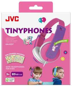 Casque audio enfant JVC Ha-kd7 - Filaire - Rose