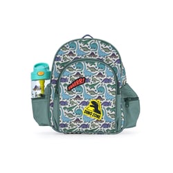 Sac à dos maternelle enfant Cultura 23 cm + gourde - Dinosaures - 2 compartiments