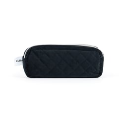 Trousse rectangulaire 2 compartiments Cultura - Velours noir