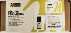 Coffret débuter l'aquarelle - Monali 