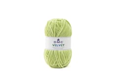 Pelote de fil à tricoter 100 % polyester - DMC - Velvet - Vert 015