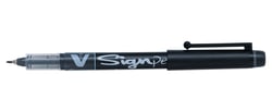 Stylo feutre Pilot - V-Sign Pen - Noir - Pointe moyenne