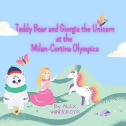Teddy Bear and Giorgia the unicorn at the Olympics of Milano Cortina - 2