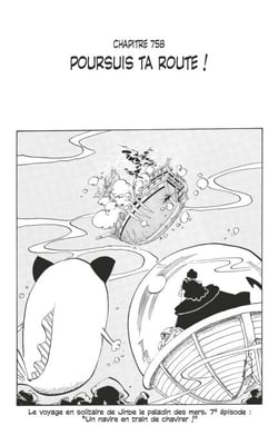 One Piece édition originale - Chapitre 758 - Poursuis ta route !