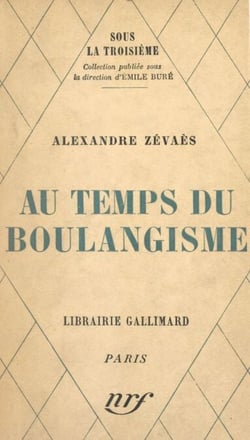 Au temps du Boulangisme