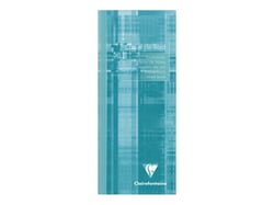 1 carnet de bord enseignant - 8.5 x 20 cm - Metric - Clairefontaine - 32 pages - Coloris assortis
