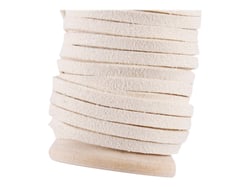 Lacet suédine 3 mm x 5 m Créalia - Crème