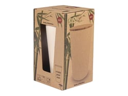 Boite de réserve en bambou - ronde - 900 ml