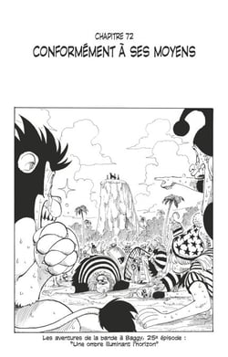 One Piece édition originale - Chapitre 72 - Conformément à ses moyens