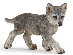 Figurine Papo - Louveteau gris