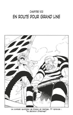 One Piece édition originale - Chapitre 102 - En route pour Grand Line