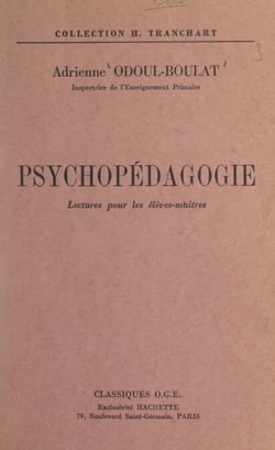 Psychopédagogie - Lectures pour les élèves-maîtres