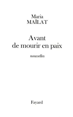 Avant de mourir en paix - nouvelles