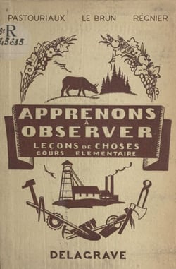 Apprenons à observer - L'école, la maison, l'homme, les animaux, les végétaux, les pierres. Cours élémentaire 2e année